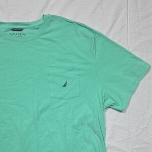 2 for $35 Nautica Men's Mint Green Short Sleeve Tee